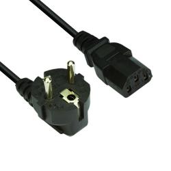 Кабел/адаптер VCom захранващ кабел Power Cord Computer schuko 220V 1.8m - CE021-1.8m-0.75mm