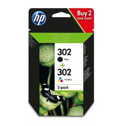 Касета с мастило HP 302 2-pack Black-Tri-color Original Ink Cartridges