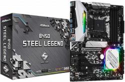 ASROCK-B450M-STEEL-LEGEND-B450-4xDDR4-HDMI-DP-PCIe-3.0-x16-PCIe-2.0-x1-mATX
