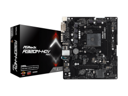 ASROCK-Main-Board-Desktop-AM4-A320-2xDDR4-1xPCI-E-x1-1xPCI-E-x16-Micro-ATX