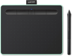 Графичен таблет Wacom Intuos M Bluetooth, 2540 lpi, 4096 нива, 216 x 135, 133 точки в секунда, Зелен