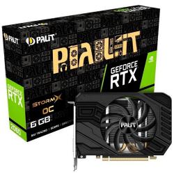 Видеокарта VC Palit nVidia GTX1660Ti StormX 6GB GDDR6, 192bit, DVI, HDMI, DP