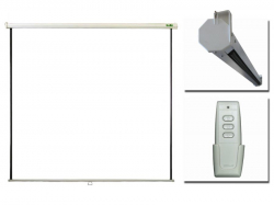 Екран за проектор Екран privileg electric 100", 2.0x1.5m, 4:3, matte white, rf remote, roll up down