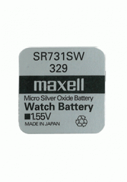 Батерия Бутонна батерия сребърна MAXELL SR-731 SW - 329-, 1.55V