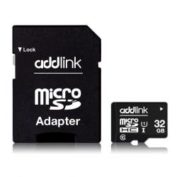SD/флаш карта Addlink карта памет microSDXC 32GB UHS-1 Adapter - ad32GBMSH310A