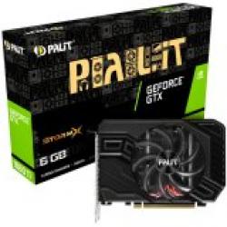Видеокарта Palit nVidia GTX1660 StormX 6GB GDDR5, 192bit, DVI, HDMI, DP