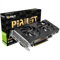 Видеокарта VC Palit nVidia GTX1660Ti DUAL 6GB GDDR5, 192bit, DVI, HDMI