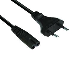 Кабел/адаптер VCom Power Cord for Notebook 2C - CE023-1.8m-0.75mm2