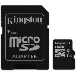 Micro-SDHC-16G-UHS-I-Cl10+Adapter-Kingston-Select