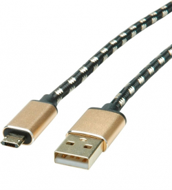 Кабел/адаптер Cable USB2.0 A-Micro B, M-M, 1.8m, OTG, 11.02.8828