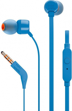 Слушалки JBL T110 BLU In-ear headphones