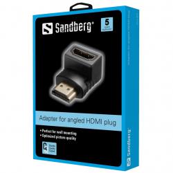 Кабел/адаптер Sandberg SNB-508-61 :: HDMI 2.0 ъглов адаптер 90°