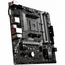 MSI-Main-Board-Desktop-B450-SAM4-4xDDR4-1xPCI-Ex16-2xPCI-Ex1-mATX-Retail