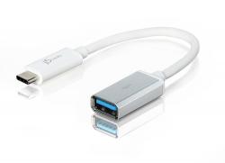 Кабел/адаптер Адаптер  j5create JUCX05, USB-C 3.1 мъжко - USB-A женско 5Gb-s, 90см