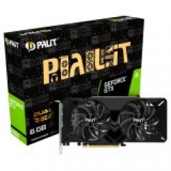 Видеокарта VC Palit nVidia GTX1660 Dual OC 6GB GDDR5, 192bit, DVI, HDMI, DP