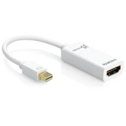 Адаптер j5create JDA159, mini DisplayPort мъжко - HDMI женско, 4K, 125 мм