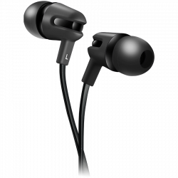 Слушалки CANYON SEP-4 Stereo earphone with microphone, 1.2m flat cable, Black, 22*12*12mm, 0.013kg