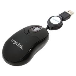 Мишка Mouse LogiLink ID0016, Mini Optical, Black
