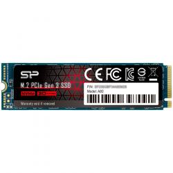 Хард диск / SSD SILICON POWER A80 256GB SSD, M.2 2280, PCIe Gen3x4, Read-Write: 3400 - 3000 MB-s