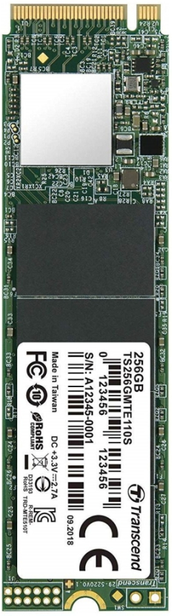 Хард диск / SSD Transcend 256GB, M.2 2280, PCIe Gen3x4, 3D TLC, DRAM-less