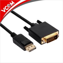 Кабел/адаптер VCom кабел DisplayPort DP M - DVI (24+1) M - CG606-1.8m