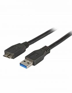 Кабел/адаптер USB 3.0 Свързващ кабел, A Plug - Micro B Plug, Enhanced Изберете дължина 1 метър