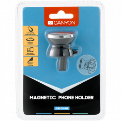 Продукт Canyon Car Holder for Smartphones, magnetic suction function , with 2 plates, black