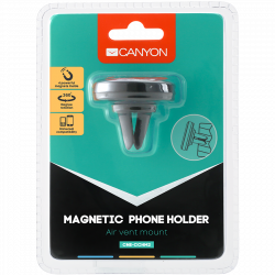 Продукт Canyon Car Holder for Smartphones, magnetic suction function , with 2 plates, black