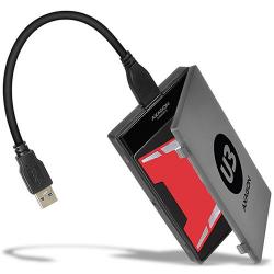 Кутия/Чекмедже за HDD AXAGON ADSA-1S6 USB3.0 - SATA 6G UASP HDD External Adapter Incl. Case