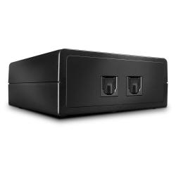 Продукт LINDY LNY-70436 :: Оптичен аудио превключвател, TosLink (SPDIF), 2 порта