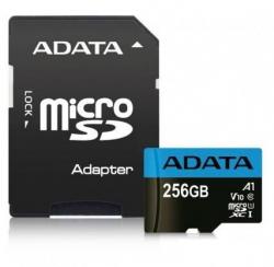 SD/флаш карта Micro SDXC 256GB UHS-I Class 10 + SD Adapter, Adata