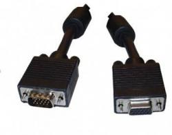 SVGA удължителен кабел, Ferrite, DBHD15 male - DBHD15 female — 10 метра