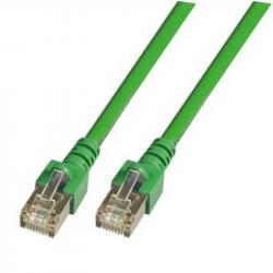RJ45 Пач кабел SF/UTP, Cat. 5e, PVC, CCA, зелен, 0,5м.