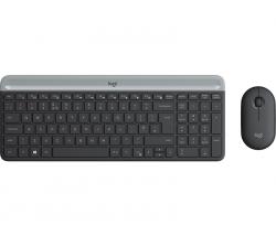 Клавиатура Logitech Slim Wireless Keyboard and Mouse Combo MK470 - GRAPHITE