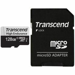 Transcend 128GB micro SD w- adapter U1, High Endurance