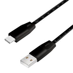Кабел/адаптер Cable USB2.0 A-C M-M, 1m, Logilink CU0157
