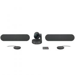 Уеб камера LOGITECH Rally Ultra-HD ConferenceCam - BLACK - USB - PLUGC - EMEA на най-ниска цени
