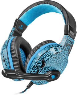 Слушалки Геймърски Fury NFU-0863 Gaming headset, Hellcat NFU-0863, Черни/Сини
