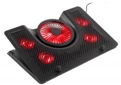 Поставка за лаптоп Genesis Laptop Cooling Pad Oxid 550 15.6-17.3 5 Fans, Led Light, 1 Usb