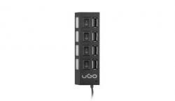 USB Хъб uGo USB 2.0 hub MAIPO HU110 4-port with switch