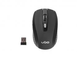 Мишка uGo Mouse MY-03 wireless optical 1800DPI, Black