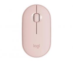 Мишка Безжична оптична мишка LOGITECH Pebble M350, Розов, USB