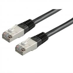 Медна пач корда VALUE 21.99.1335 :: S-FTP Patch кабел, Cat.6, PiMF, 1 м, Черен