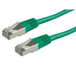 Медна пач корда VALUE 21.99.1323 :: S-FTP Patch кабел, Cat. 6, PiMF, 0.5 м, зелен