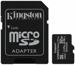 SD/флаш карта Kingston 32GB microSDHC Canvas Select Plus 100R A1 C10 Card