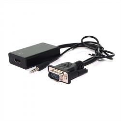Кабел/адаптер VALUE 12.99.3117 :: Видео конвертор, VGA + Audio към HDMI