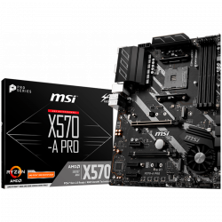 MSI-Main-Board-Desktop-X570-SAM4-4xDDR4-2xPCI-Ex16-3xPCI-Ex1-ATX-Retail