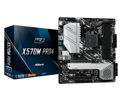 Дънна платка ASROCK X570M Pro4, socket AM4
