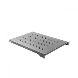 Тава/Рафт Lanberg 19" fixed shelf 1U - 483x750mm, max load capacity up to 25 kg, black