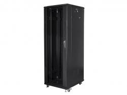 Шкаф за техника - Rack Lanberg rack cabinet 19" free-standing 37U - 600x800 self-assembly flat pack, black